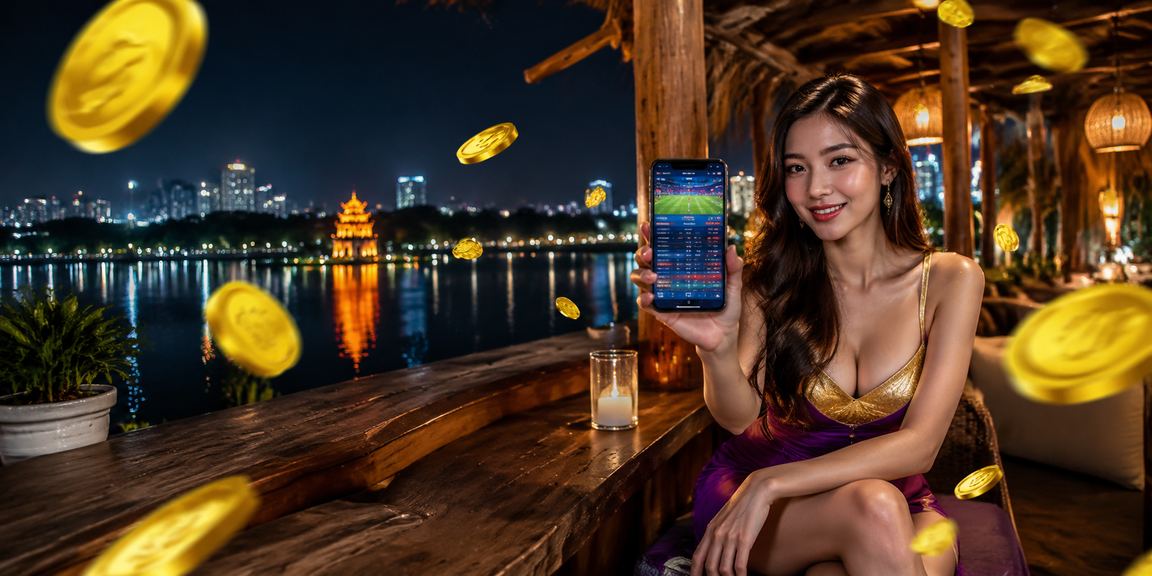 Người dùng Hà Nội nạp tiền chơi xổ số qua điện thoại Android với cà phê buổi sáng