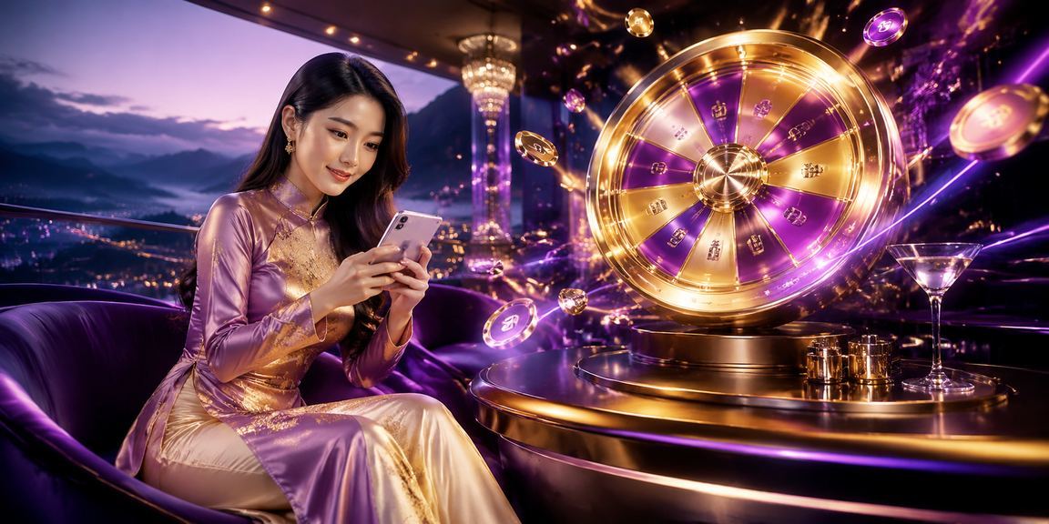 Phụ nữ mặc áo dài tại Sa Pa tham gia roulette trực tuyến trên thiết bị di động